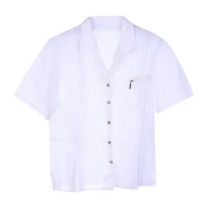 White Shirt, 100% Linen – Made in Italy
