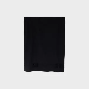 Black Midi Skirt 100% Virgin Wool – Made in Italy